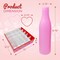 4E's Novelty Valentine Bottle Ring Toss Game for Kids & Adults – Red/Pink Indoor Outdoor Carnival Party Game, Classroom Valentine Activity with Bottles & Heart Rings, Easy Setup
